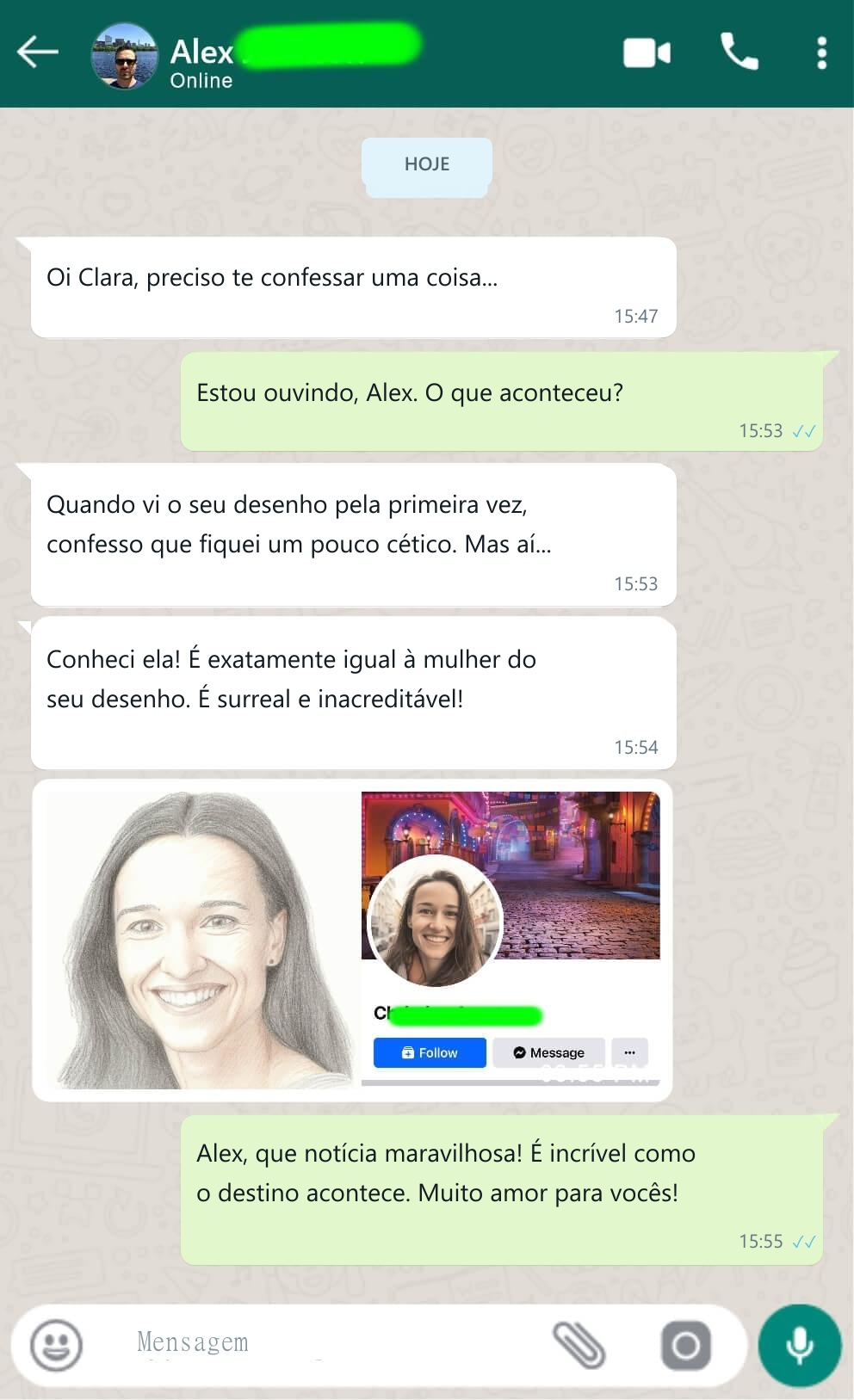 Relato de Alex