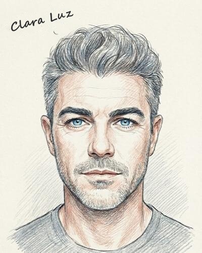 Exemplo de Retrato da Alma Gêmea 1 — Clara Luz